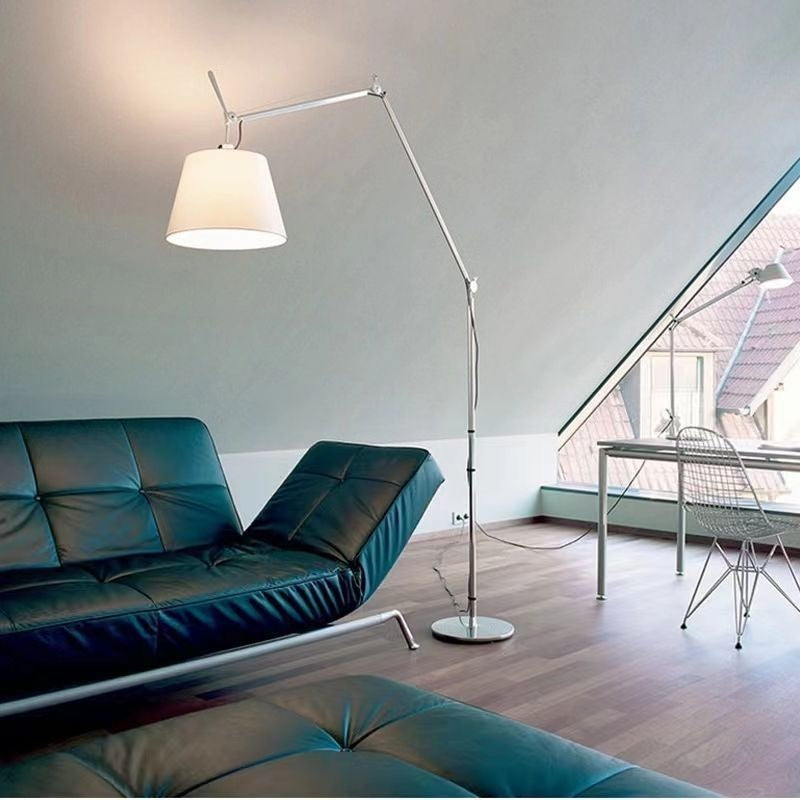 Simple Swing Arm Floor Lamp