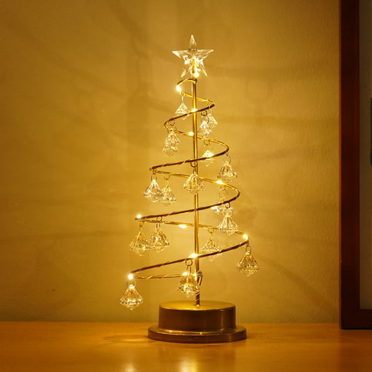 Star Crystal Christmas Tree Decorative Lights