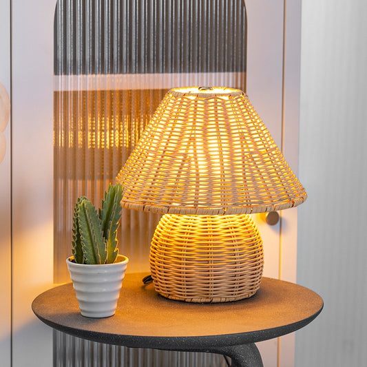Creative Bamboo Woven Table Lamp