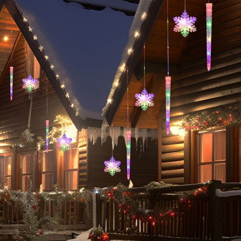 Christmas Atmosphere Snowflake Decorative Lamp