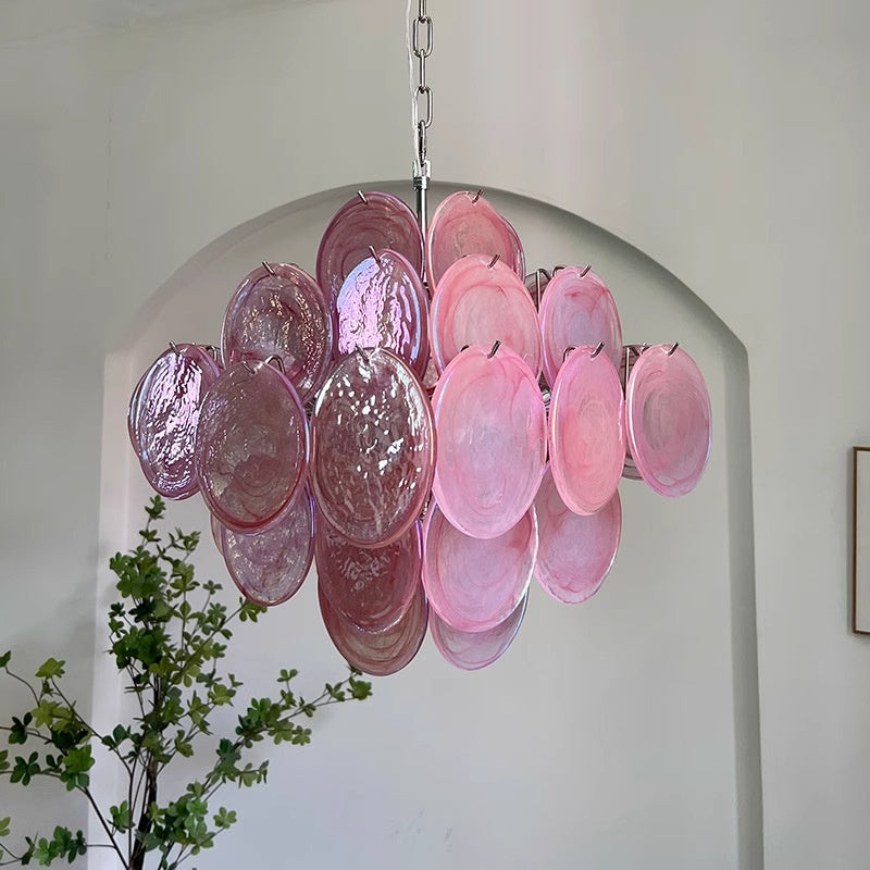 Dreamy And High-End Glass Chandelier For Living Room Dining Room And Bedroom
