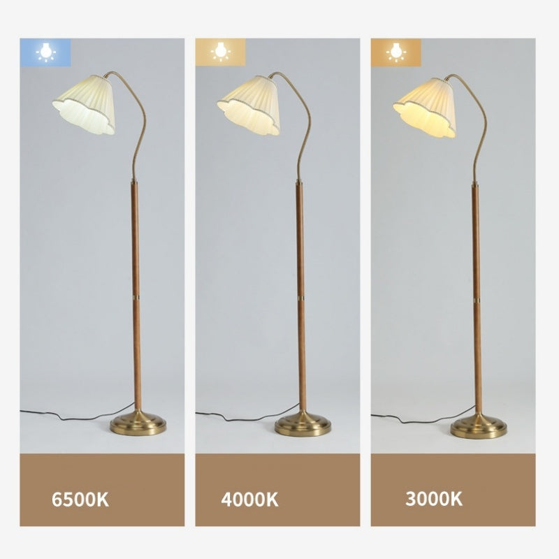 Retro Fabric Floor Lamp