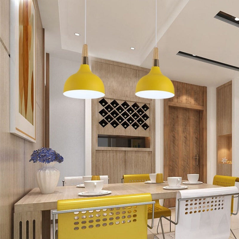 Modern And Simple Macaron Light Living Room And Dining Room