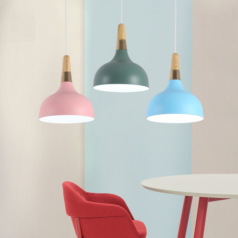 Modern And Simple Macaron Light Living Room And Dining Room