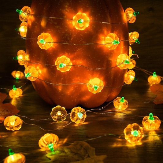 Halloween Pumpkin-Shaped Scene Decoration String Of Lights