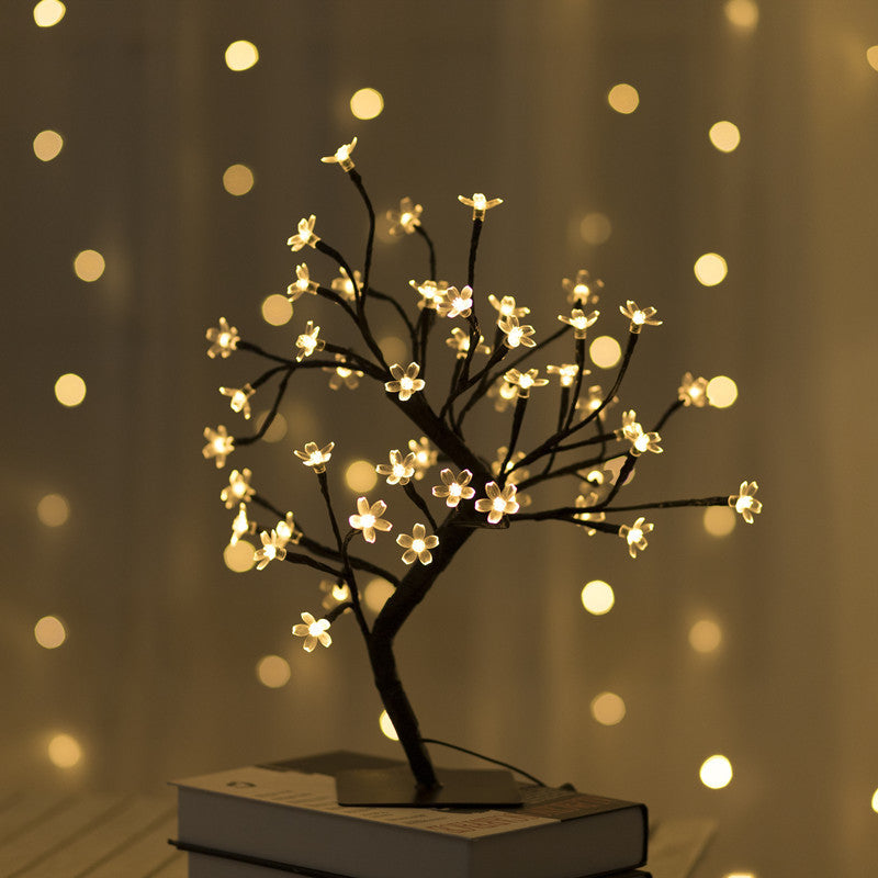 LED Simulation Cherry Blossom Tree Decorative Light