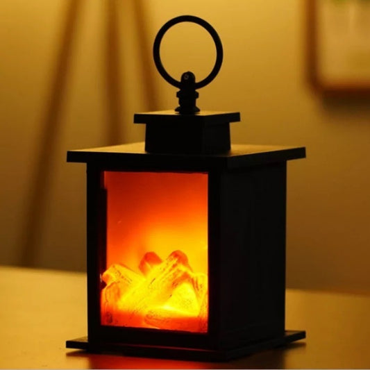 Simulated LED Flame-Shaped Fireplace Decorative Light