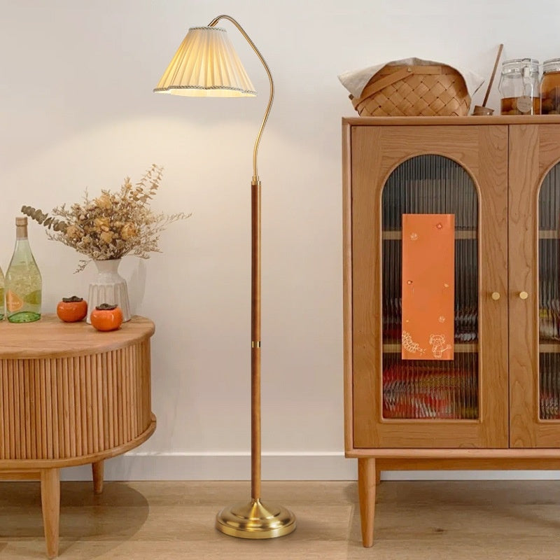 Retro Fabric Floor Lamp