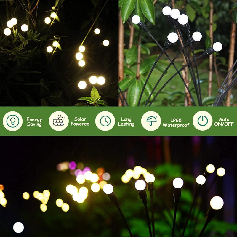 LED Solar Lamps For Courtyard Landscape Atmosphere Outdoor Waterproofing