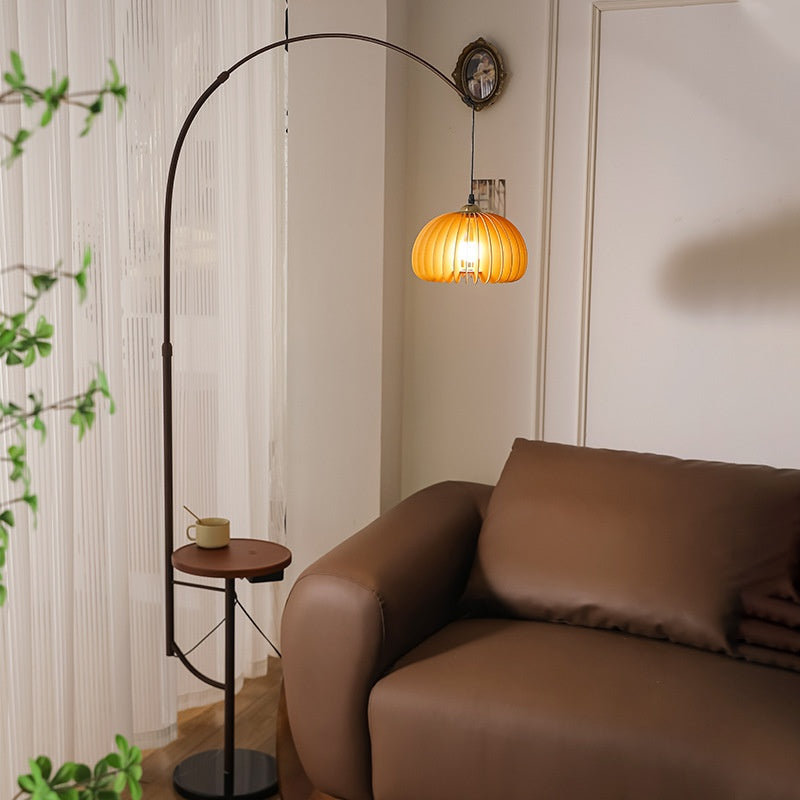 Retro Pumpkin Floor Lamp