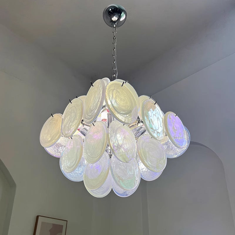 Dreamy And High-End Glass Chandelier For Living Room Dining Room And Bedroom