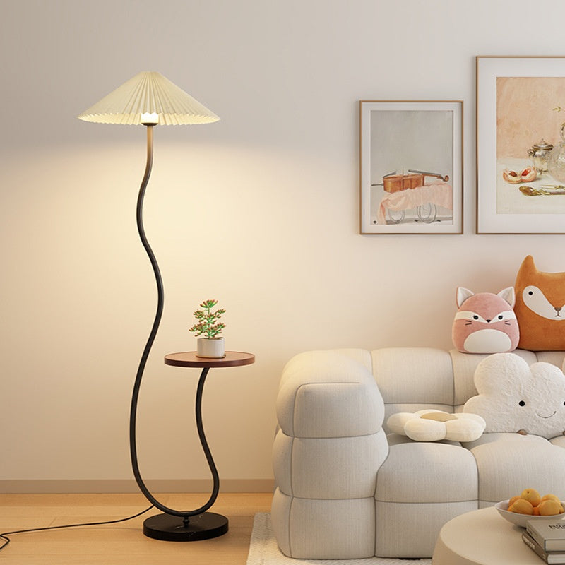 Retro Floor Lamp With Coffee Table
