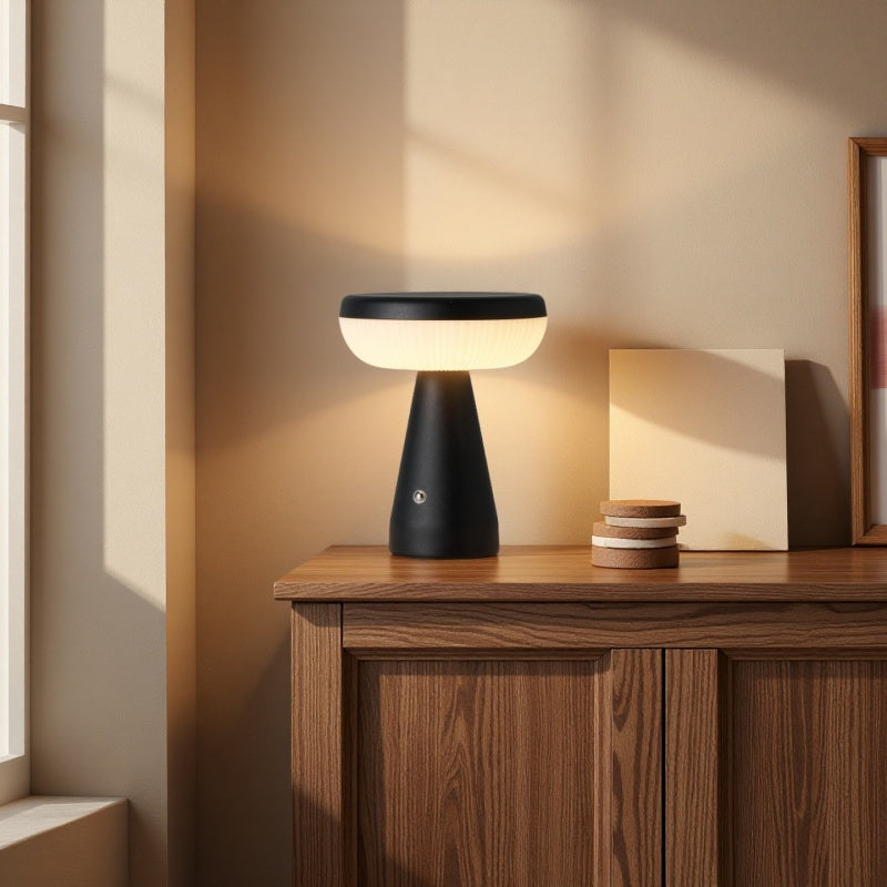 Mushroom Night Light, Simple Bedroom Bedside Charging Atmosphere Table Lamp