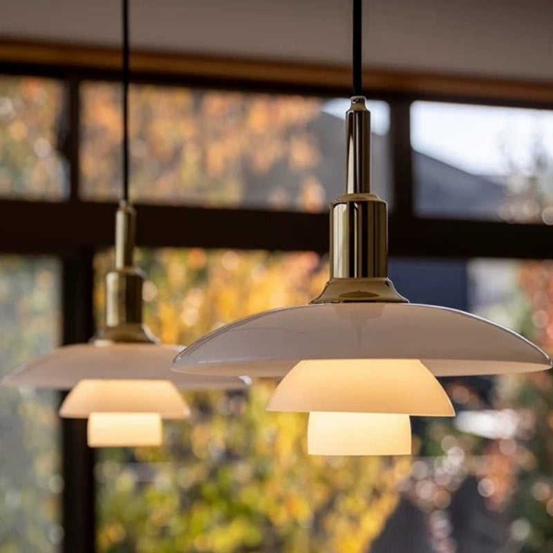 Design-Sense Glass Chandelier For Bedroom And Dining Room