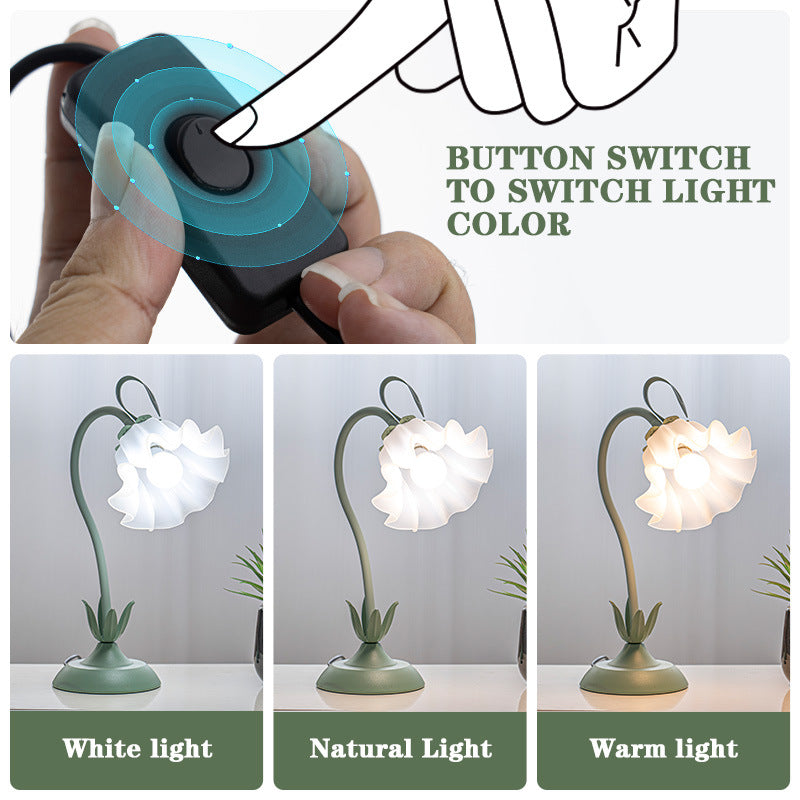 Flower Romantic Atmosphere Table Lamp