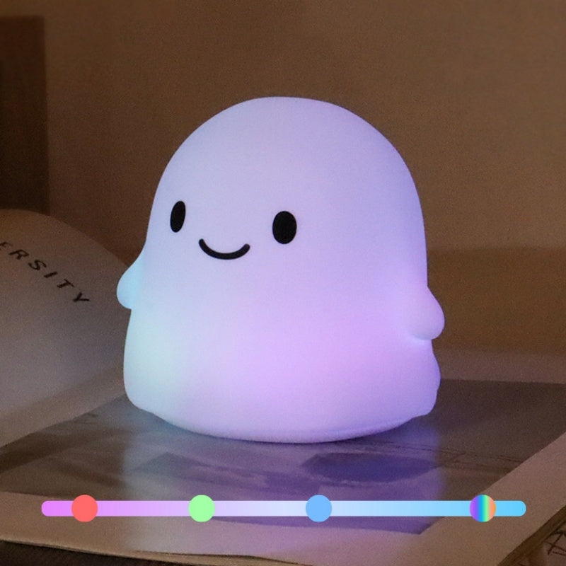 Cute Ghost Bedside Night Light For Halloween