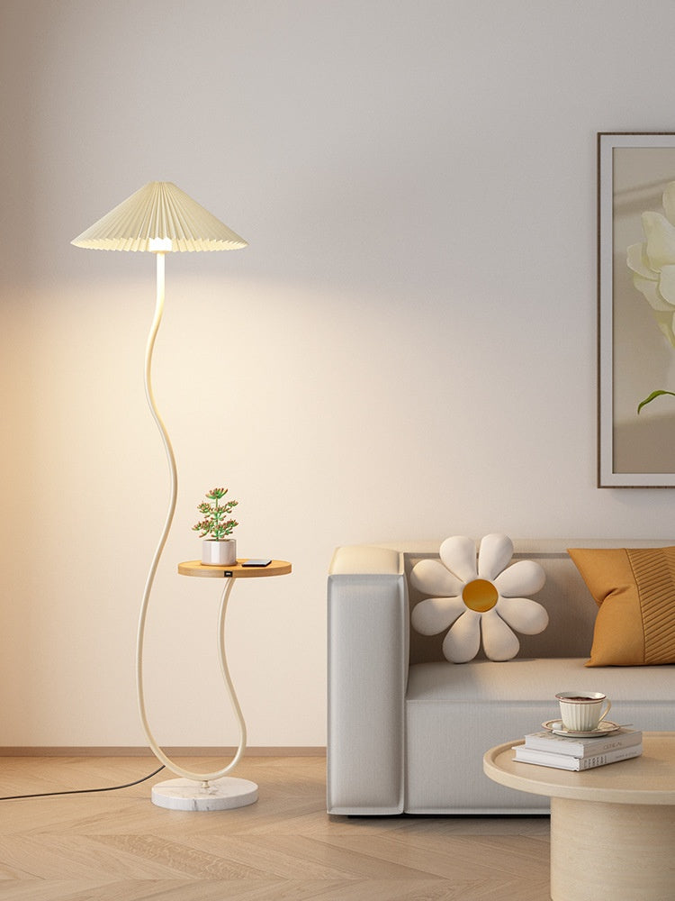 Retro Floor Lamp With Coffee Table