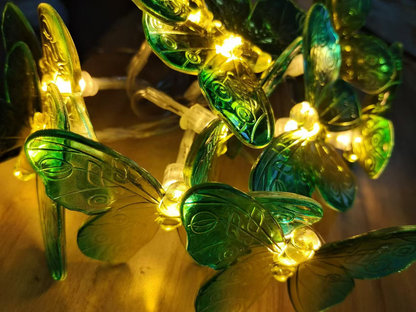 LED lights Butterfly lights string battery lights Outdoor fairy night lights Room wedding decoration lights