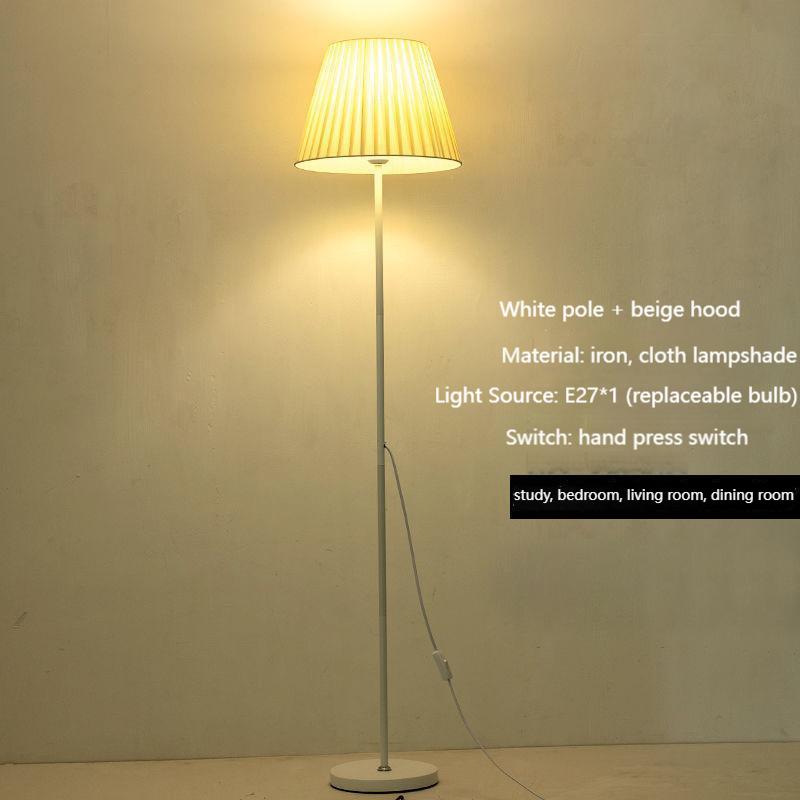 Floor lamp living room bedroom bedside lamp Modern creative warm LED remote control background light