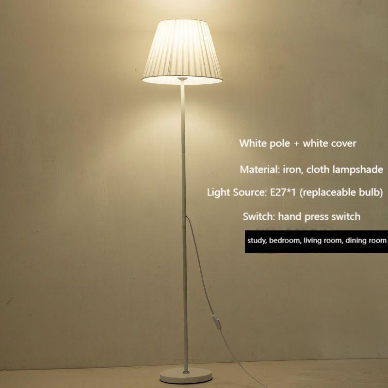Floor lamp living room bedroom bedside lamp Modern creative warm LED remote control background light
