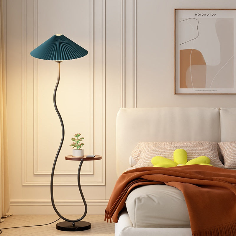 Retro Floor Lamp With Coffee Table