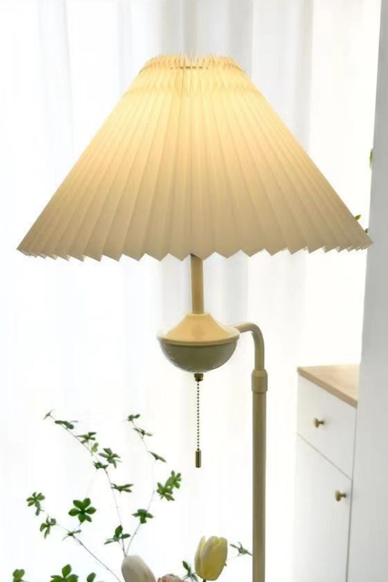 Cream Table Floor Lamp