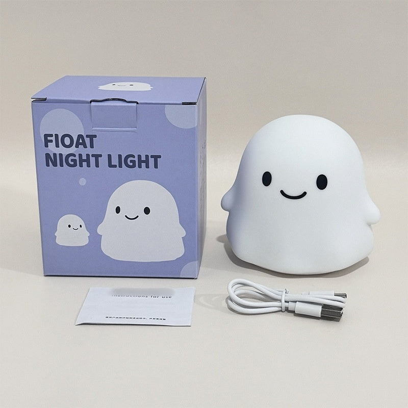 Cute Ghost Bedside Night Light For Halloween