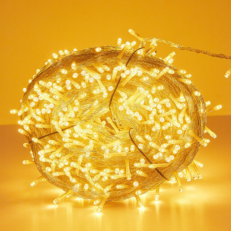 LED lights string room Christmas New Year's Day dormitory decoration flashing lights set up stalls camping atmosphere lights