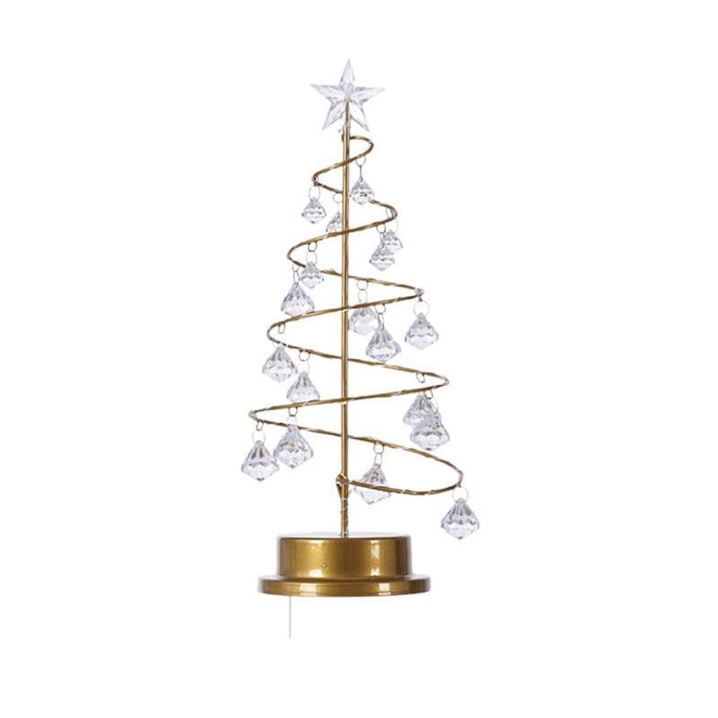 Star Crystal Christmas Tree Decorative Lights