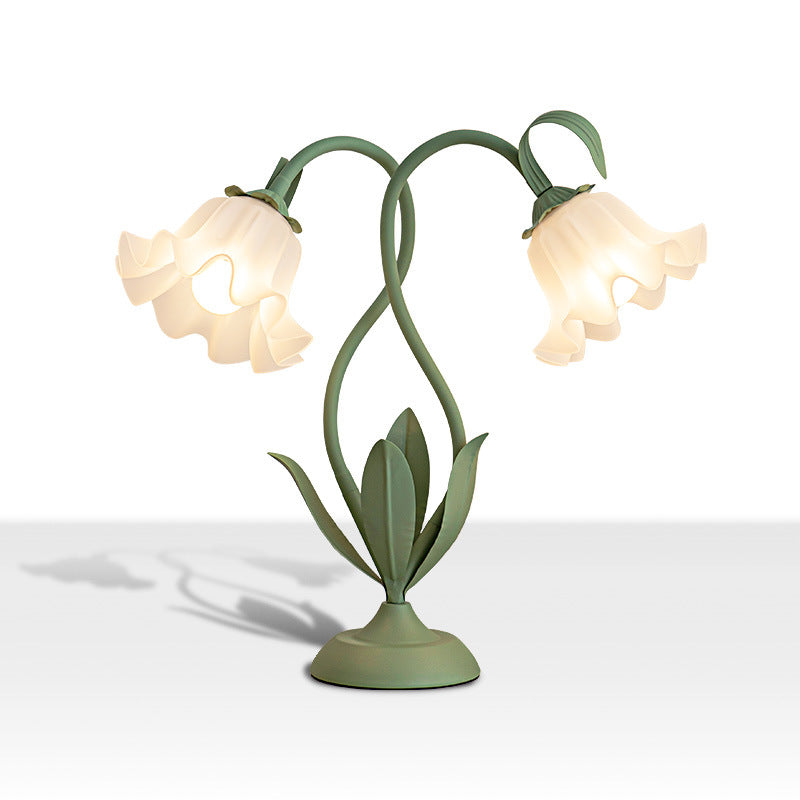 Double Flower Romantic Atmosphere Table Lamp