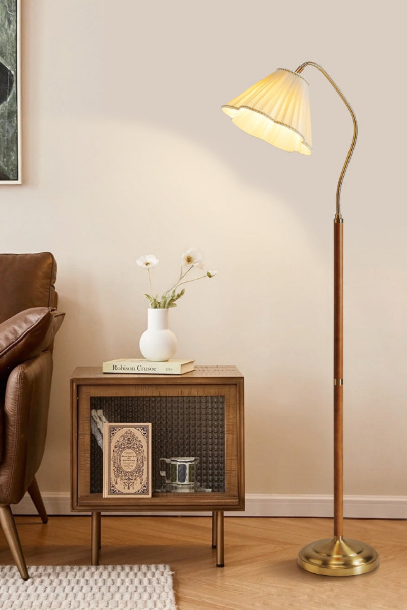 Retro Fabric Floor Lamp