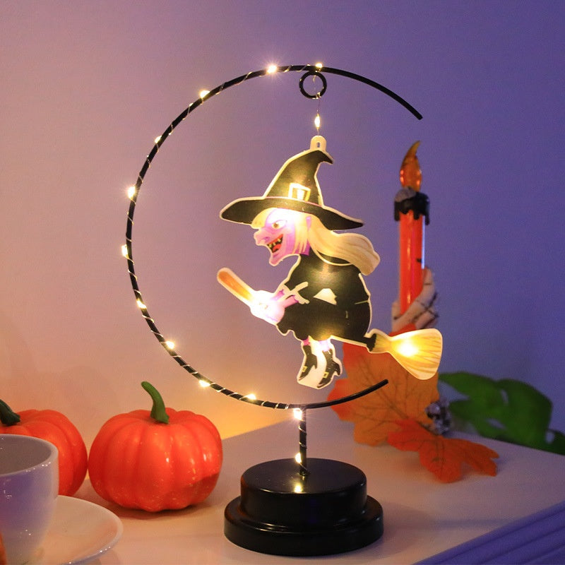 Halloween Iron And Copper Wire Lanterns, Party Atmosphere Decorative Lights