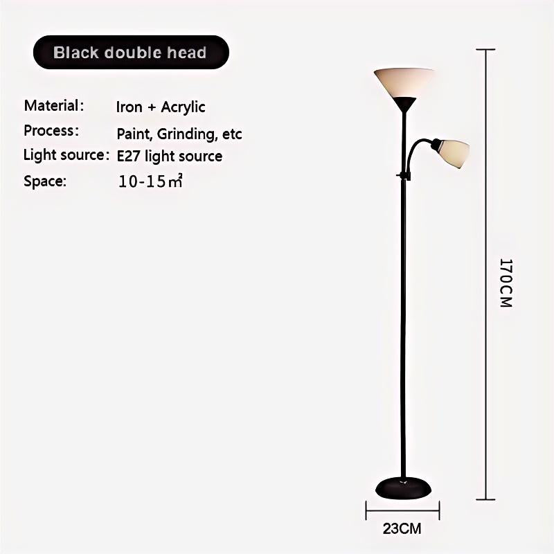 Modern simple Nordic creative bedroom study living room sofa led floor lamp