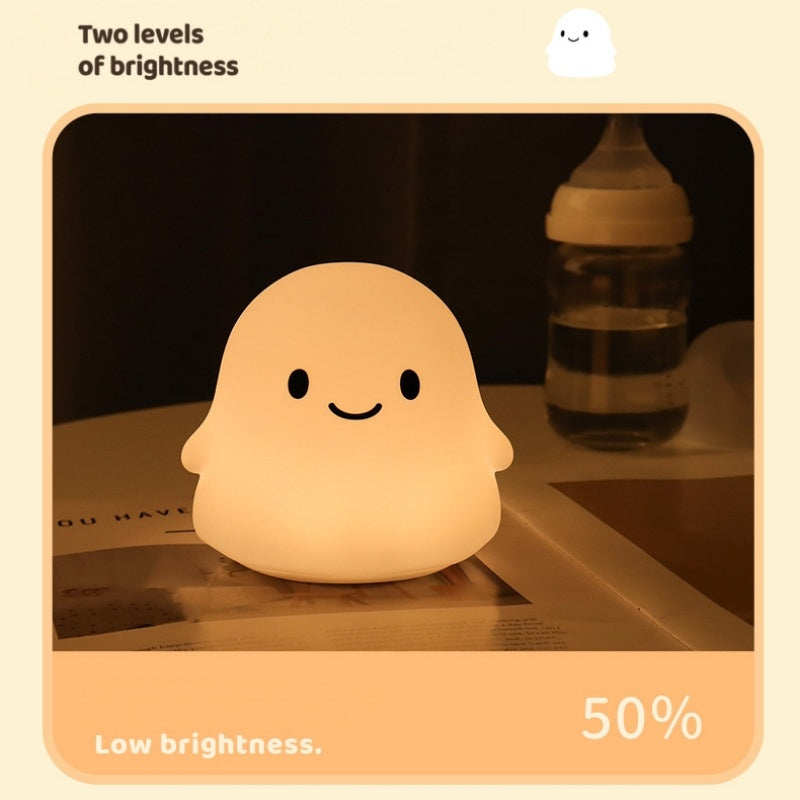 Cute Ghost Bedside Night Light For Halloween