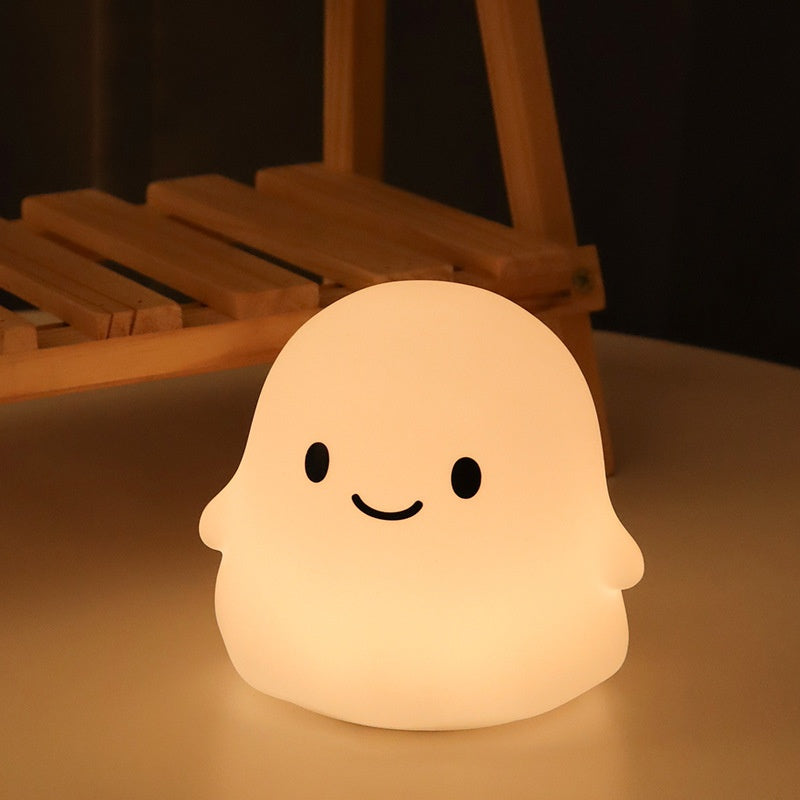 Cute Ghost Bedside Night Light For Halloween