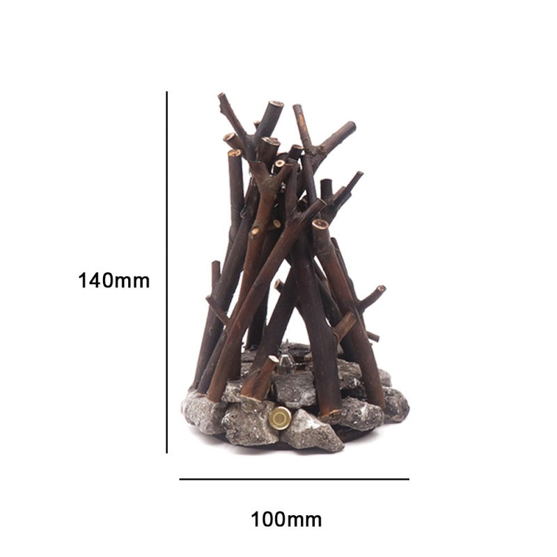 Creative Branch-Shaped Decorative Three-Dimensional Bonfire Ornament