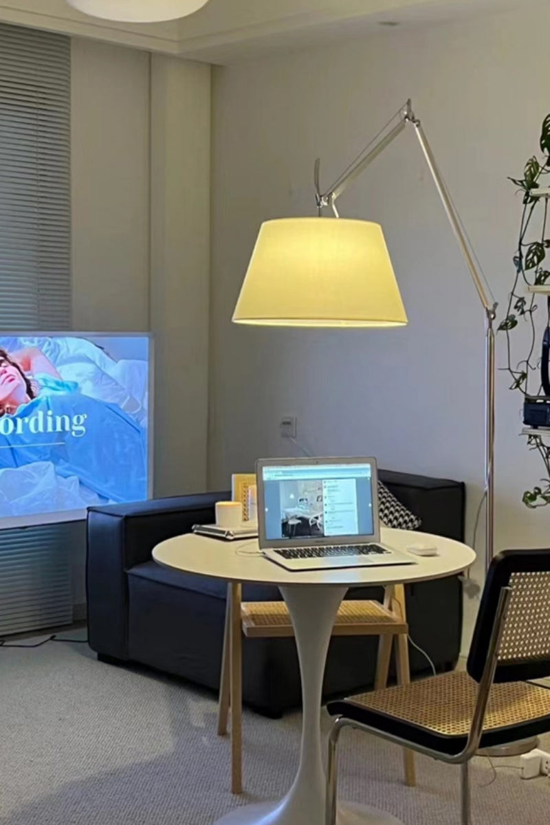 Simple Swing Arm Floor Lamp
