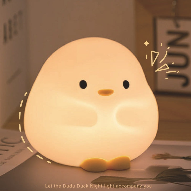 DuDu Duck Silicone Bedroom Night Light