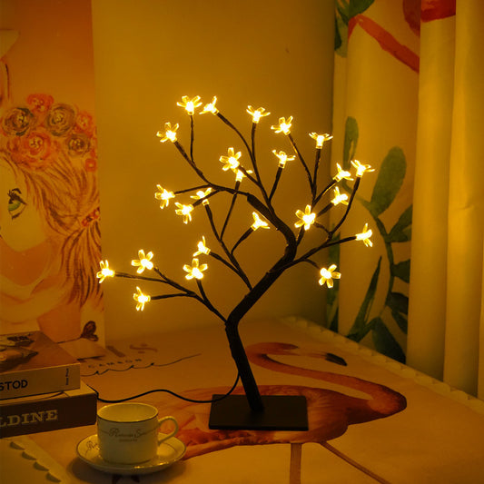 LED Simulation Cherry Blossom Tree Decorative Light