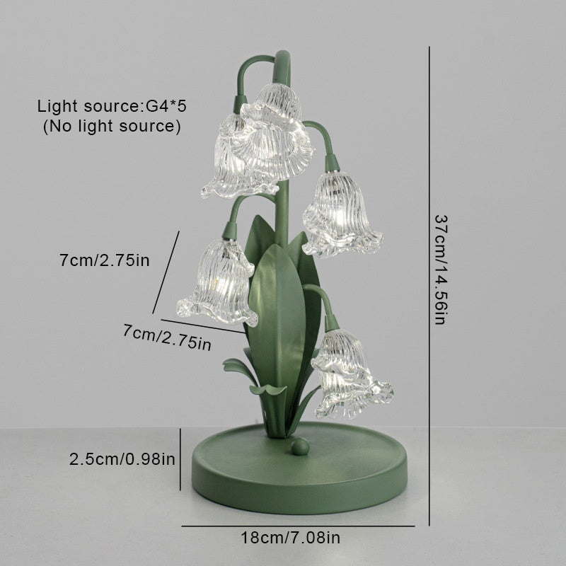 Pastoral Flower Atmosphere Table Lamp