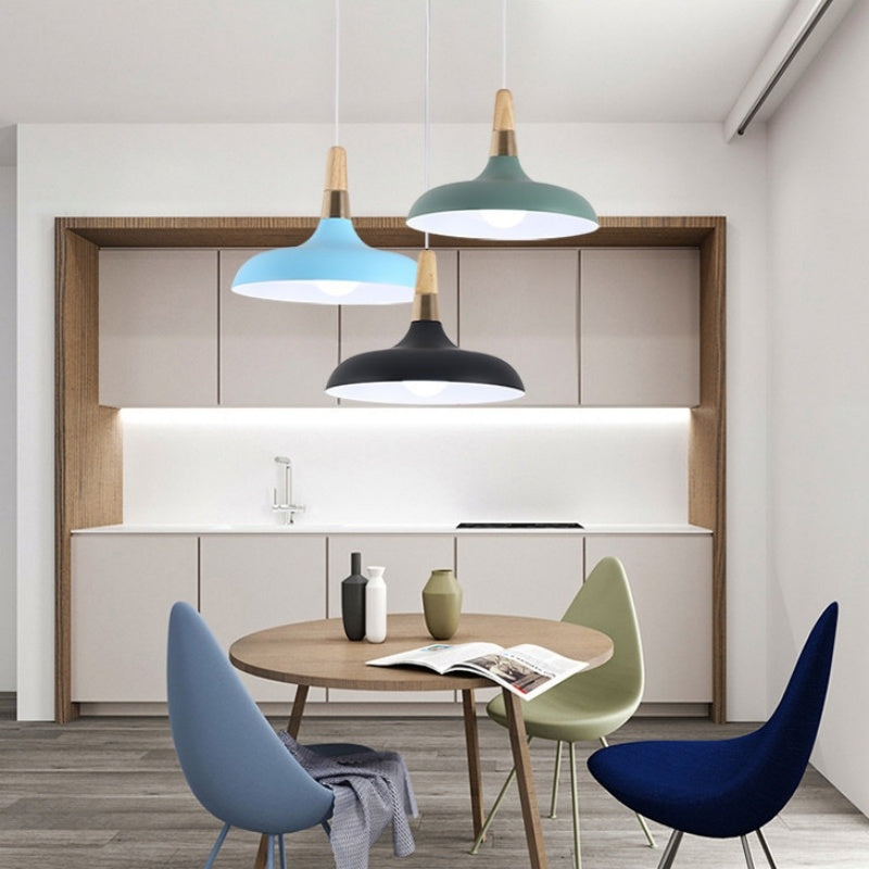 Modern And Simple Macaron Light Living Room And Dining Room