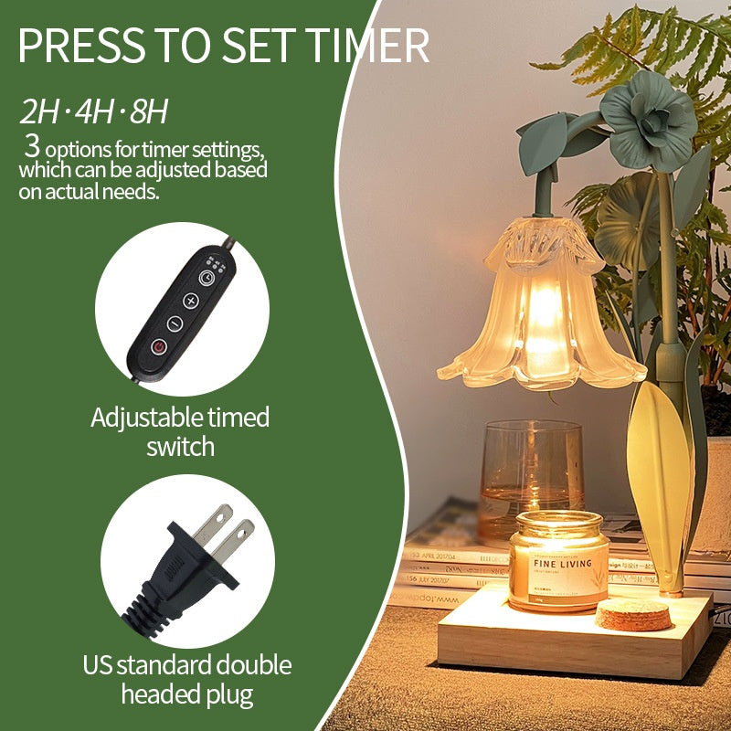 Lily Of The Valley Wax Melting Lamp Table Lamp