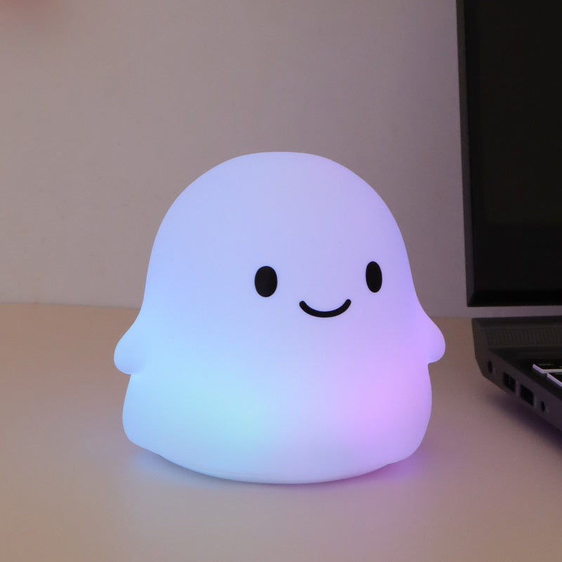 Cute Ghost Bedside Night Light For Halloween