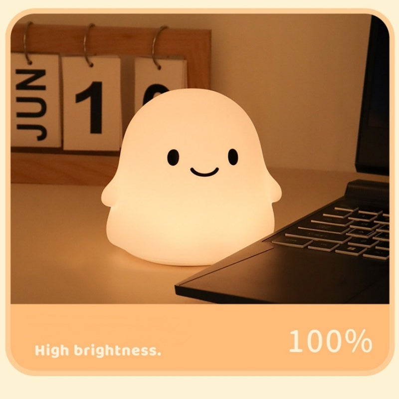 Cute Ghost Bedside Night Light For Halloween