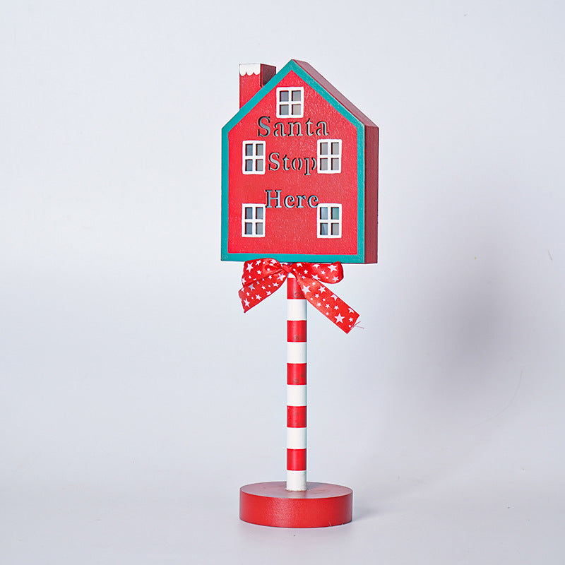 Christmas Festival Road Sign-Shaped Decorative Lights