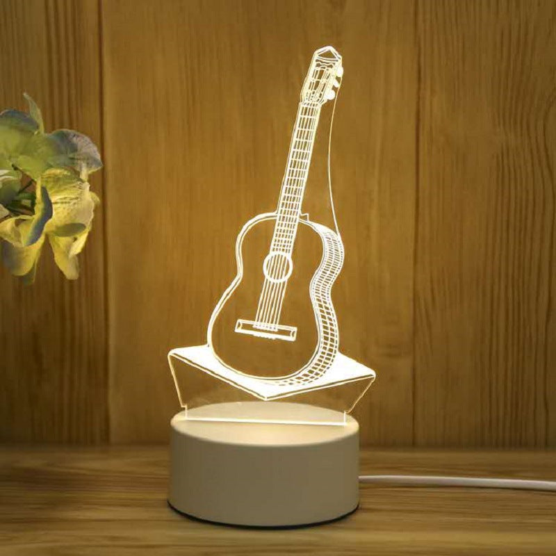 Creative 3D nightlight children's cartoon LOGO lamp Birthday gift student graduation gift
