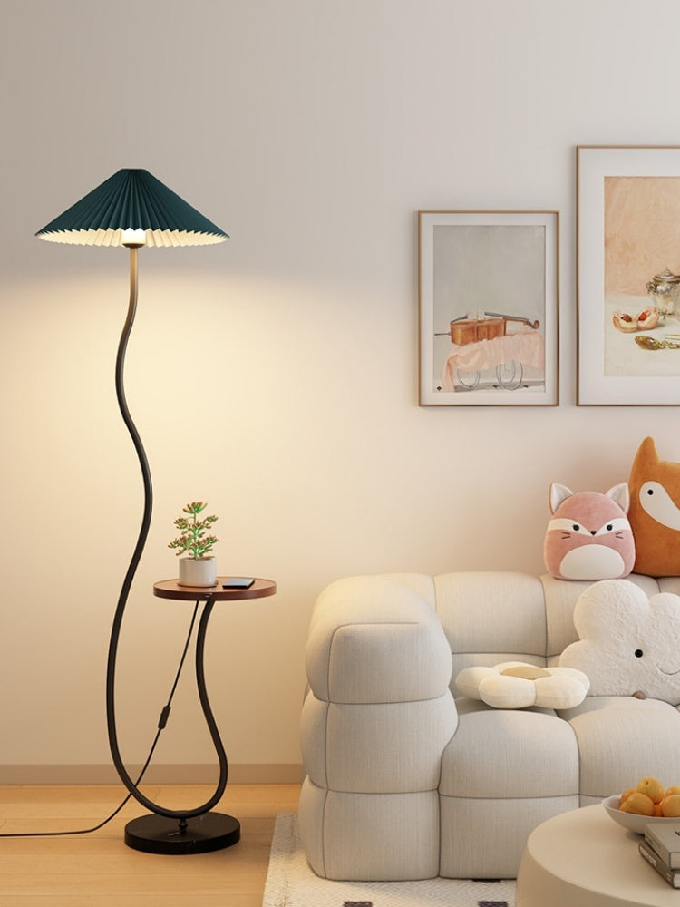 Retro Floor Lamp With Coffee Table
