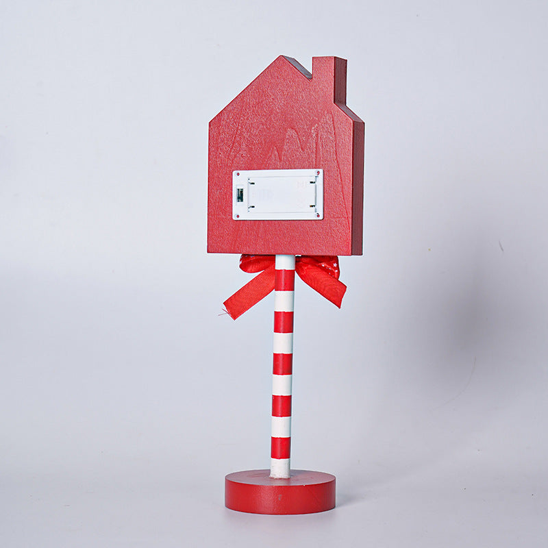 Christmas Festival Road Sign-Shaped Decorative Lights