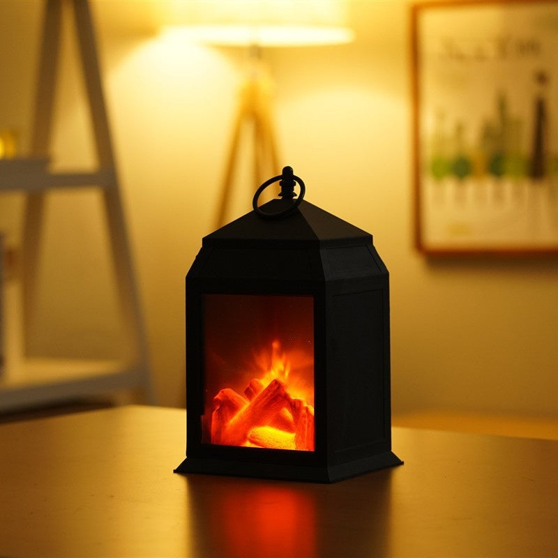 Simulated LED Flame-Shaped Fireplace Decorative Light