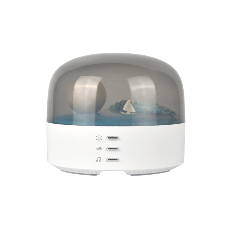 Moon Boat Bluetooth Speaker Night Lamp